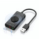 Аудио-адаптер | с USB на 3 × 3.5 мм | Orico SC2 | Внешняя звуковая карта